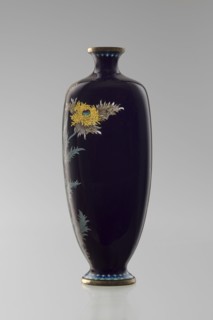 Vase, gift, repossession Krakow. Angular vase one of a pair with rounded edges, on a low round foot