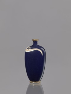 Vase, Meiji 1868–1912, cloisonné enamel, Japan, 19th/20th century; subject: Japanese dragons dragon