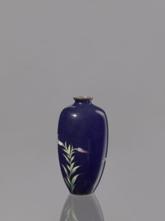 Vase, Meiji period 1868–1912, Japan; cloisonné enamel; 19th/20th century; vessel decorated with