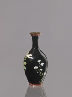 Vase, chrysanthemums, Japanese art, Japanese culture, flowers iconography, Meiji 1868–1912,