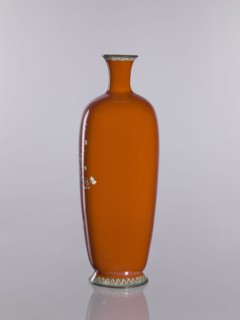 Vase, cloisonné enamel vessel, ca. 1910–1920 Meiji/Taisho periods, Nagoya, Japan; height 24.0 cm,