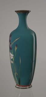 Vase, gift, repossession Krakow — Ovoid vase one of a pair, slender, on a low ring-shaped foot and