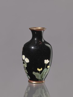 Vase with a short, flared neck, ca. 1890–1910 Meiji period, 1868–1912, Japan, Nagoya; cloisonné