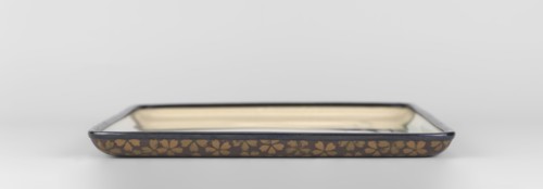 Tray, Namikawa Sôsuke 1847–1910 maker, Japanese, Meiji period ca. 1890–1900. Rectangular cloisonné