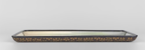 Tray, Namikawa Sôsuke 1847–1910, ca. 1890–1900 Meiji period, Japan, Nagoya. Rectangular tray with