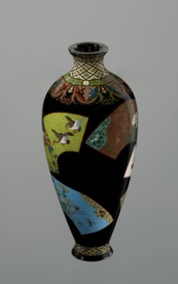 Vase by Namikawa Yasuyuki 1845–1927, ca. 1890–1905 Meiji period, 1868–1912, Kyoto, Japan. Small