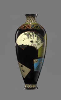 Vase by Namikawa Yasuyuki 1845–1927, ca. 1890–1905 Meiji period, 1868–1912, Kyoto, Japan. Small