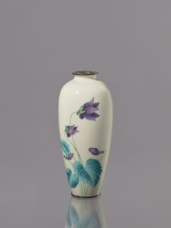 Vase, Taisho period, ca. 1912–1926. Japan, Nagoya. Cloisonné enamel. Vessel with narrow rim, height