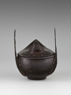 Duck incense burner, Chinese, Qing dynasty 1644–1911, 19th century; earthenware vessel in the form