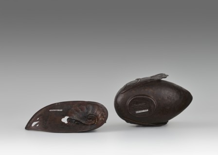 Duck incense burner, Chinese, Qing dynasty 1644–1911, 19th century. Ceramic vessel in the form of a