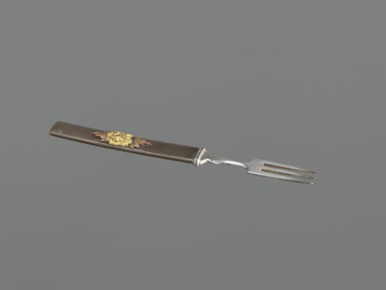 Fork with knife handle kozuka, Krüger, HB dr. Japanese, Edo period 1603–1868, 18th century. Melee