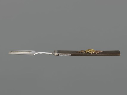 Fork with knife handle kozuka, Japanese, Edo period 1603–1868, 18th century. Melee weapon accessory