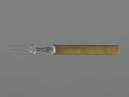 Fork with knife handle kozuka, Japanese, Edo period 1603–1868, 18th century. Kozuka for katana;