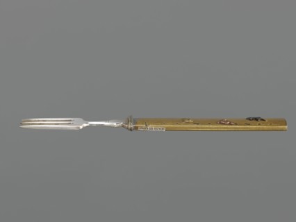 Fork with knife handle kozuka, Japanese, Edo period 1603–1868, 18th century; kozuka for katana;