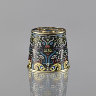 Sawdust container, gift; Paderewski, Ignacy Jan 1860-1941 mentioned in provenance; Chinese, Qing
