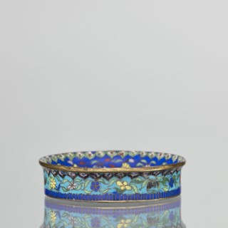 Bowl, from Ignacy Jan Paderewski 1860–1941. Chinese, Qing dynasty 1644–1911. Cloisonné enamel