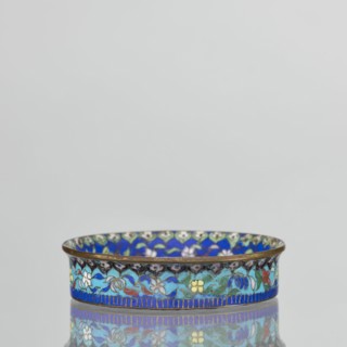 Bowl, gift, Chinese, Qing dynasty 1644–1911, cloisonné enamel decorative vessel, 19th century,