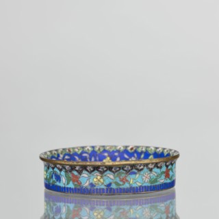 Bowl, gift; Chinese; Qing dynasty 1644–1911; cloisonné enamel decorative vessel, 19th century;