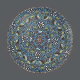 Box with lid, cloisonné enamel, Qing dynasty, Qianlong period, 18th century, China. Large