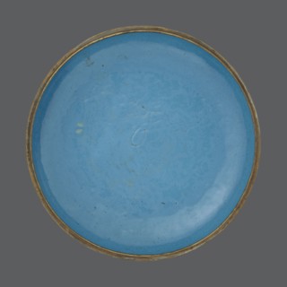 Box with lid, Chinese, Qing dynasty, Qianlong period, cloisonné enamel. Large cylindrical,