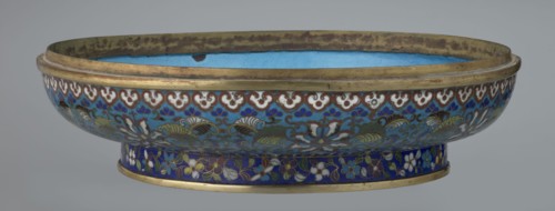 Box with lid, cloisonné enamel, Qing dynasty, Qianlong period, 18th century, China. Large