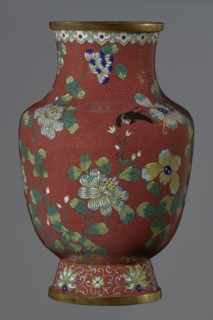 Vase, cloisonné enamel; Chinese, Qing dynasty, Xianfeng period 1851–1861; 1st half of the 19th