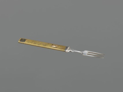 Fork with knife handle kozuka, Japanese, Edo period 1603–1868, 18th century, kozuka for a katana,