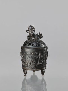 Censer with cover, Qing dynasty 1644–1911, 18th century, China. Ritual/ceremonial vessel censer,