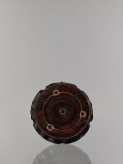 Ding incense burner on stand, Chinese, Qing 1644–1911, 19th century. Bronze ritual vessel and