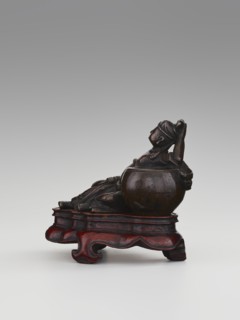 Paperweight depicting Li Bai on a stand; sculptor unknown. Chinese, Qing dynasty 1644–1911, 19th