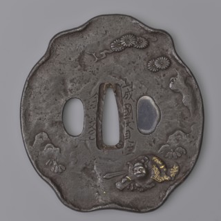 Crossguard tsuba, Kaneie role classification of creator, school craftsman author; tsuba in the