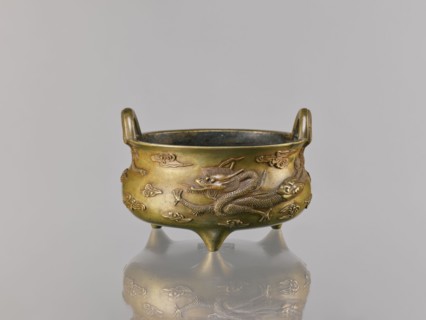 Li-type incense burner, ; ding vessel; Chinese; Qing 1644–1911, 18th century copy after a