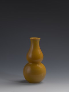 Vase, Chinese art, Chinese culture, Qing 1644–1911, Qing style, double gourds, stained glass,