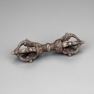 Vajra;, Himalayan, Tibetan Buddhist art; vajra ceremonial object; 18th century ; Tibet ; height 9.5