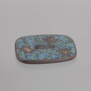 Crossguard tsuba, Japanese, Edo period 1603–1868, 17th century. Rectangular tsuba with rounded
