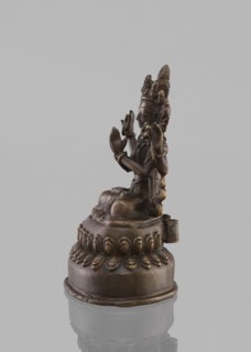 Bodhisattva Avalokiteshvara Sadaskari, 18th–19th century, Nepal. Sculpture/figurine cult object,