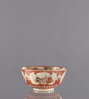 Bowl, Kutani, 19th century Edo period, Japan, Kaga. Porcelain vessel, height 8.8 cm, diameter 18.8