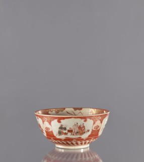 Bowl, Kutani, Japanese, Edo period 19th century, Kaga province. Porcelain vessel height 8.8 cm,