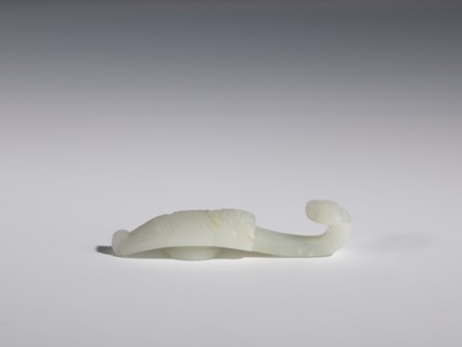 Belt clasp, Chinese, Chinese art, cicadas, lizards, Qing 1644–1911. Stem: stylized cicada with a