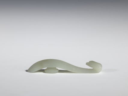 Belt clasp, Chinese, Chinese art, birds, Qing 1644–1911, handle with an edge on the spine and a