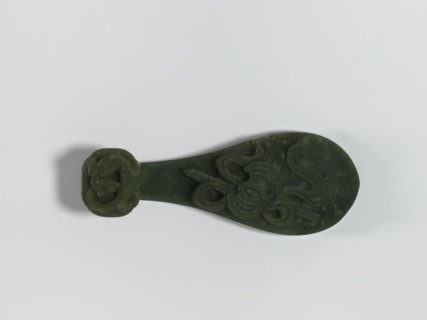 Belt clasp, Chinese, Chinese art, lizards zool., ruyi auspicious scepter iconographic, Immortals