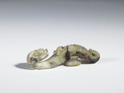 Belt clasp, Chinese, dragons iconography, Qing 1644–1911, 19th century, China, men's clothing