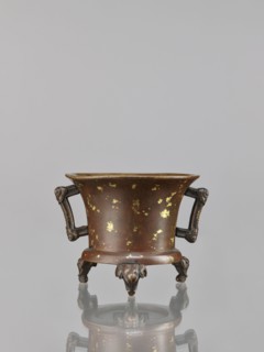 Censer, Chinese, Qing dynasty 1644–1911, 18th century. Bronze ritual/ceremonial vessel censer with