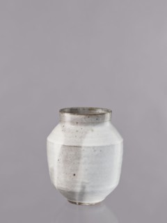 Vase, Nishikawa Minoru b. 1929, ceramicist; vessel, glazed ceramic, Showa period 3rd quarter of the