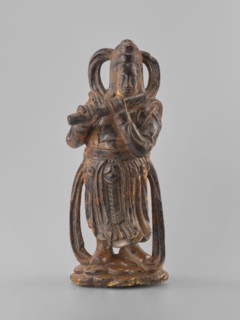 Guardian of Heaven and Defender of the Faith, unknown sculptor; figurine depicting a guardian with