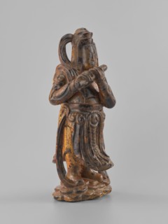 Guardian of Heaven and Defender of the Faith, unknown sculptor; full wood carving; figurine