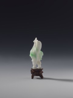 Fisherman with a Basket and a Fish on a Rod, unknown sculptor, fish, fishermen, Chinese art,