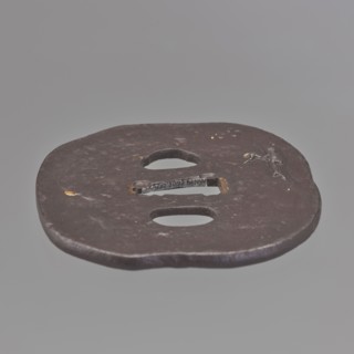 Crossguard tsuba, Japanese, Edo period 18th century, 1603–1868. Katana sword crossguard tsuba with