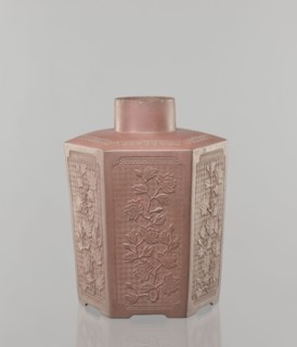 Yixing clay storage vessel, maker, ; Chinese; Qing dynasty 1644–1911; Yixing style; red-brown