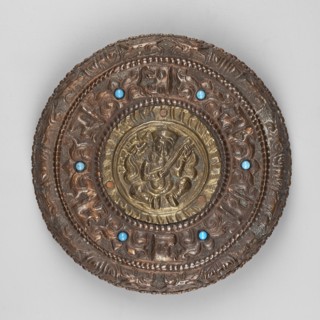 Box, Himalayan art, Himalayan culture, 19th/20th century, Tibet, container, height 3.8 cm, diameter